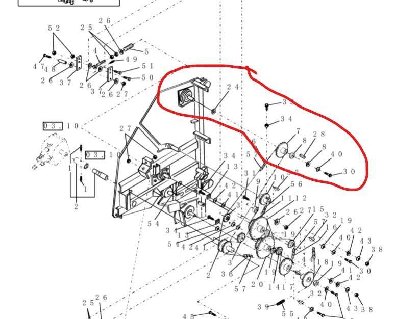 new holland baler parts diagram