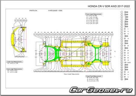 2017 honda cr v body parts diagram