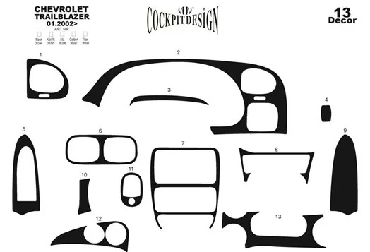 2002 chevy trailblazer parts diagram