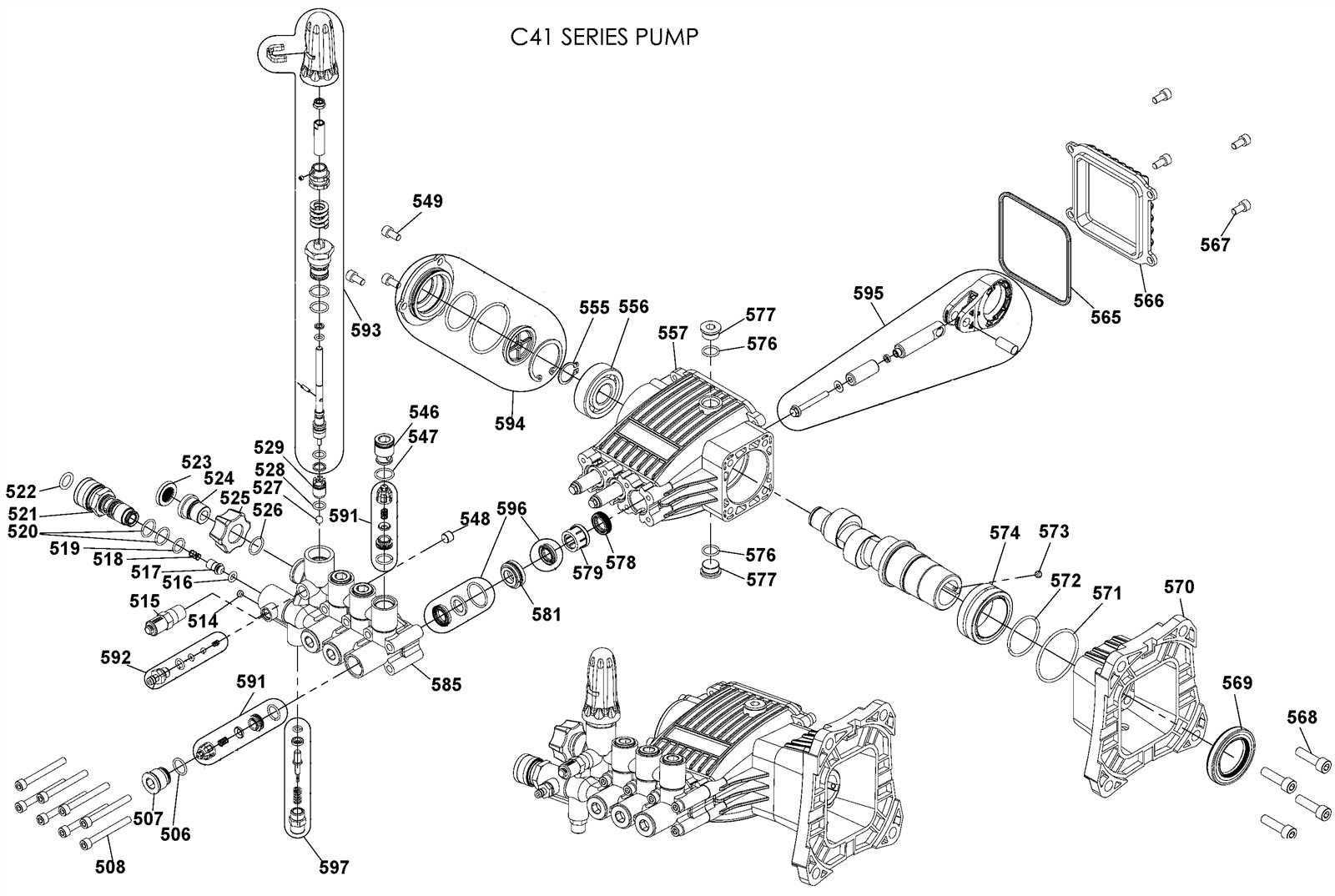 dewalt dxpw3835 parts diagram