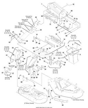 murray 42 inch deck parts diagram