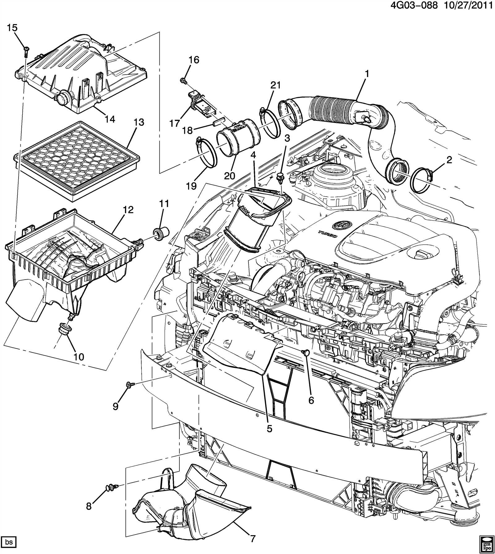 2011 buick regal parts diagram