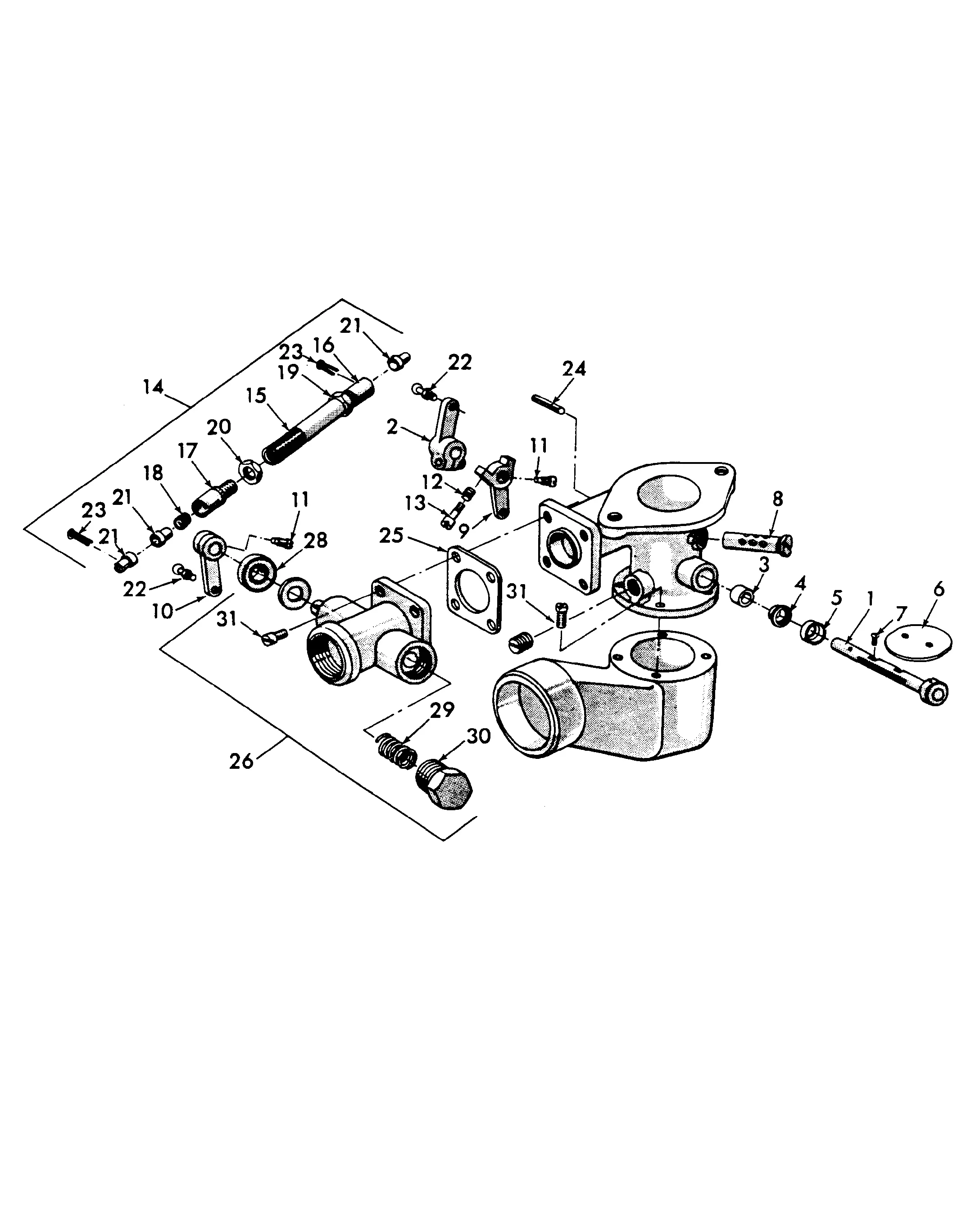 ford 4500 industrial tractor parts diagram