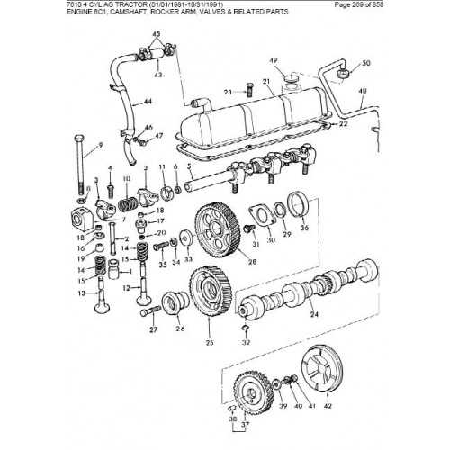 ford 5000 pto parts diagram