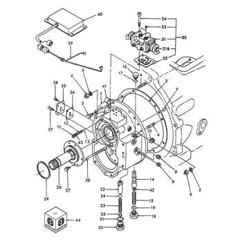 ford 555 backhoe transmission parts diagram