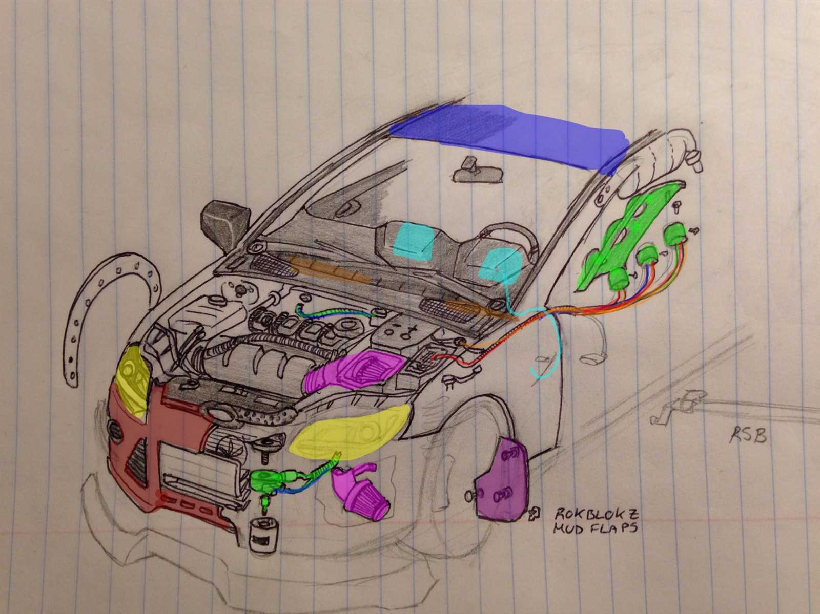 ford focus car parts diagram