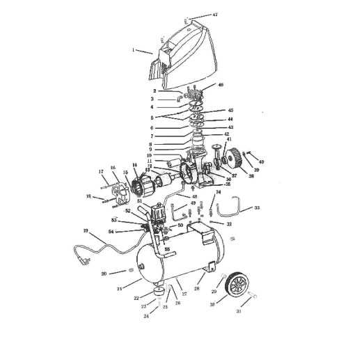 fortress air compressor parts diagram