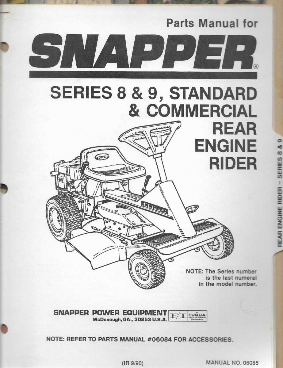 snapper riding lawn mower parts diagram