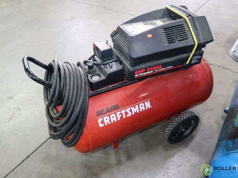 craftsman 33 gallon air compressor parts diagram