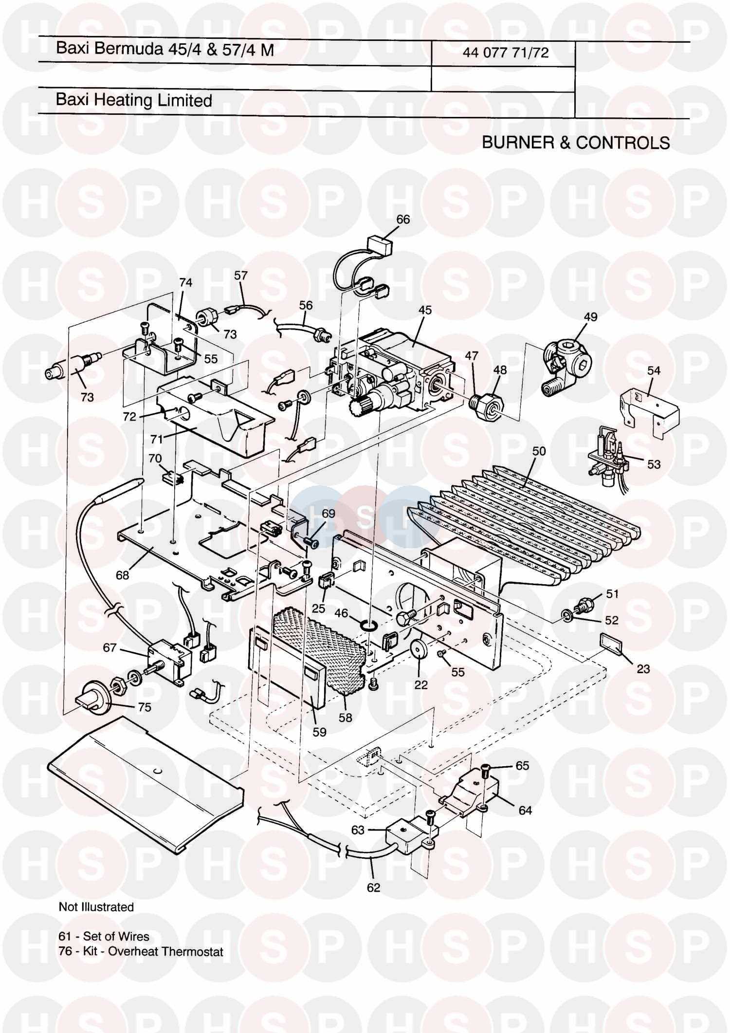 baxi boiler parts diagram