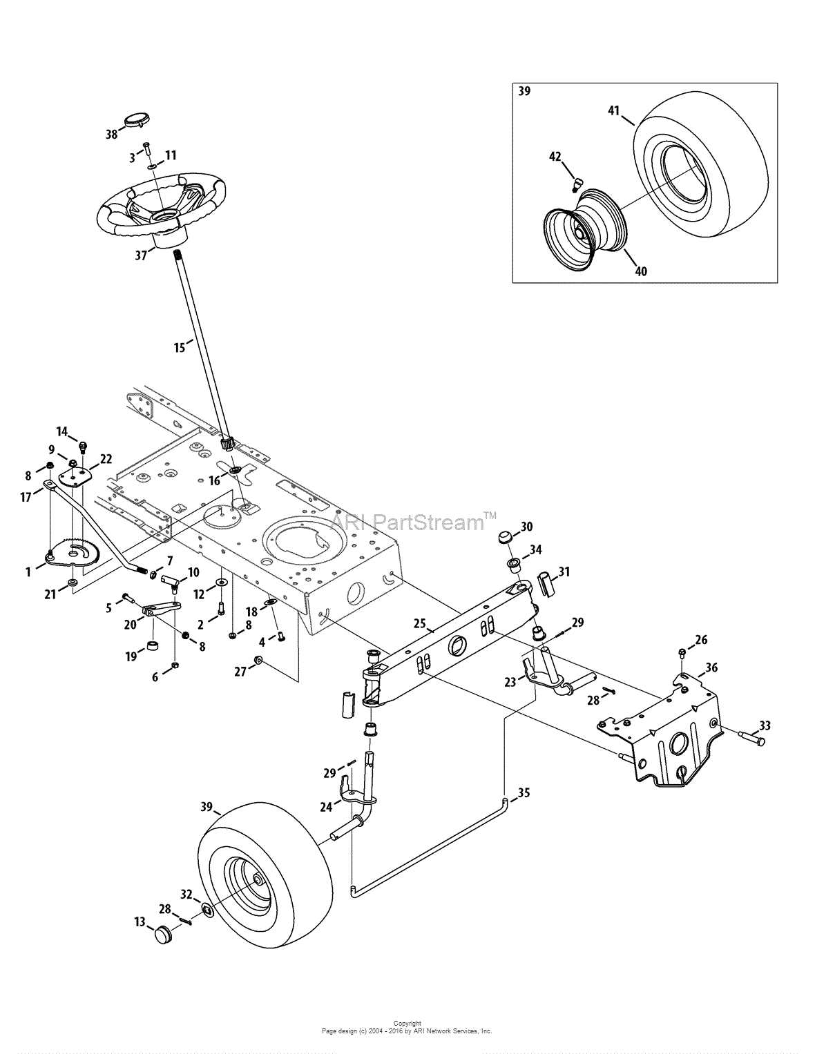 craftsman yt3000 parts diagram