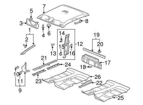 2005 chevy silverado parts diagram