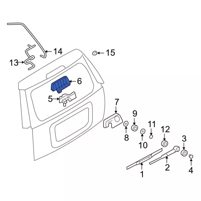 ford escape parts diagram