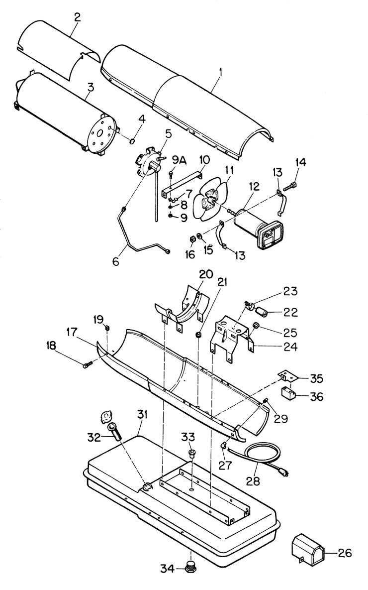 master heater parts diagram