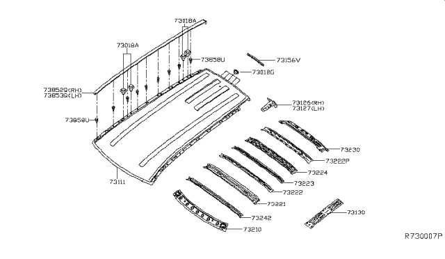 2014 nissan pathfinder parts diagram