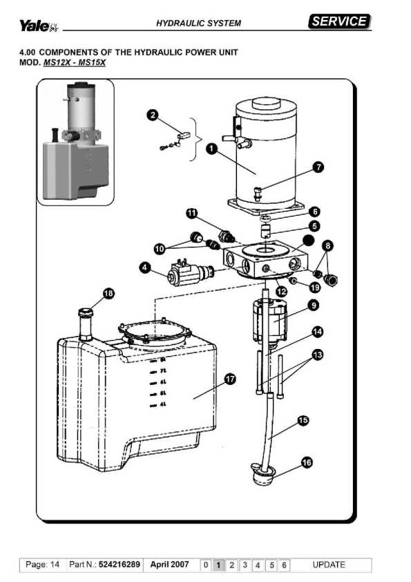 yale electric pallet jack parts diagram