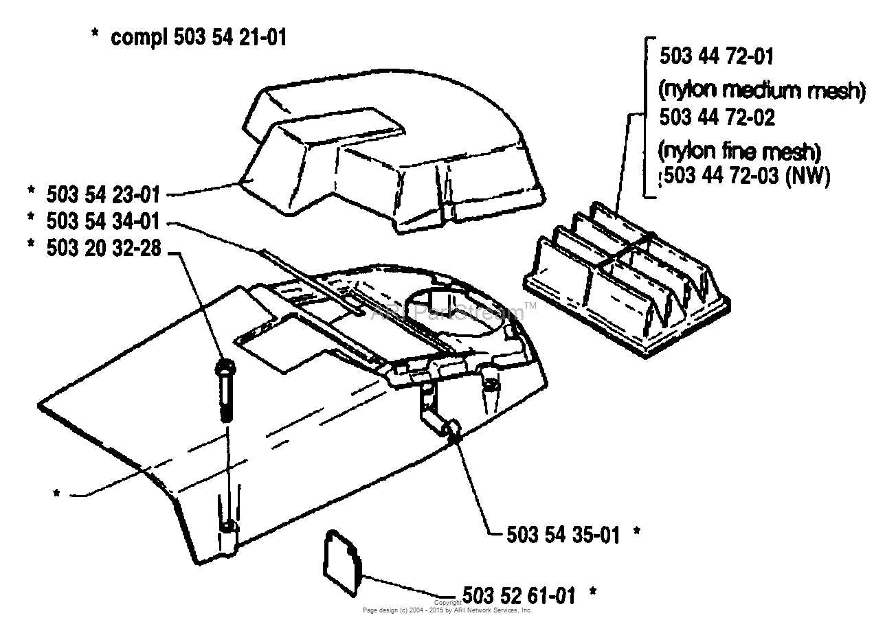 husqvarna 262xp parts diagram