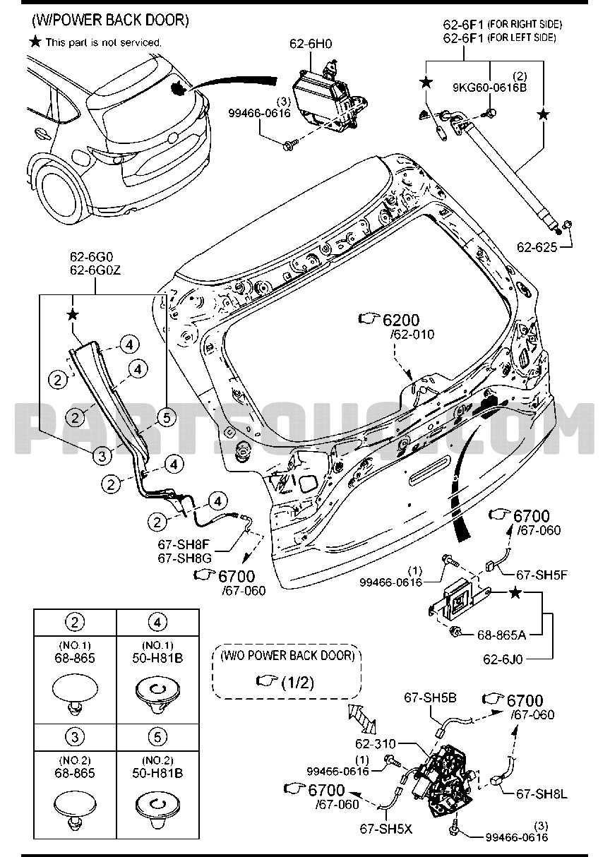 mazda 5 parts diagram