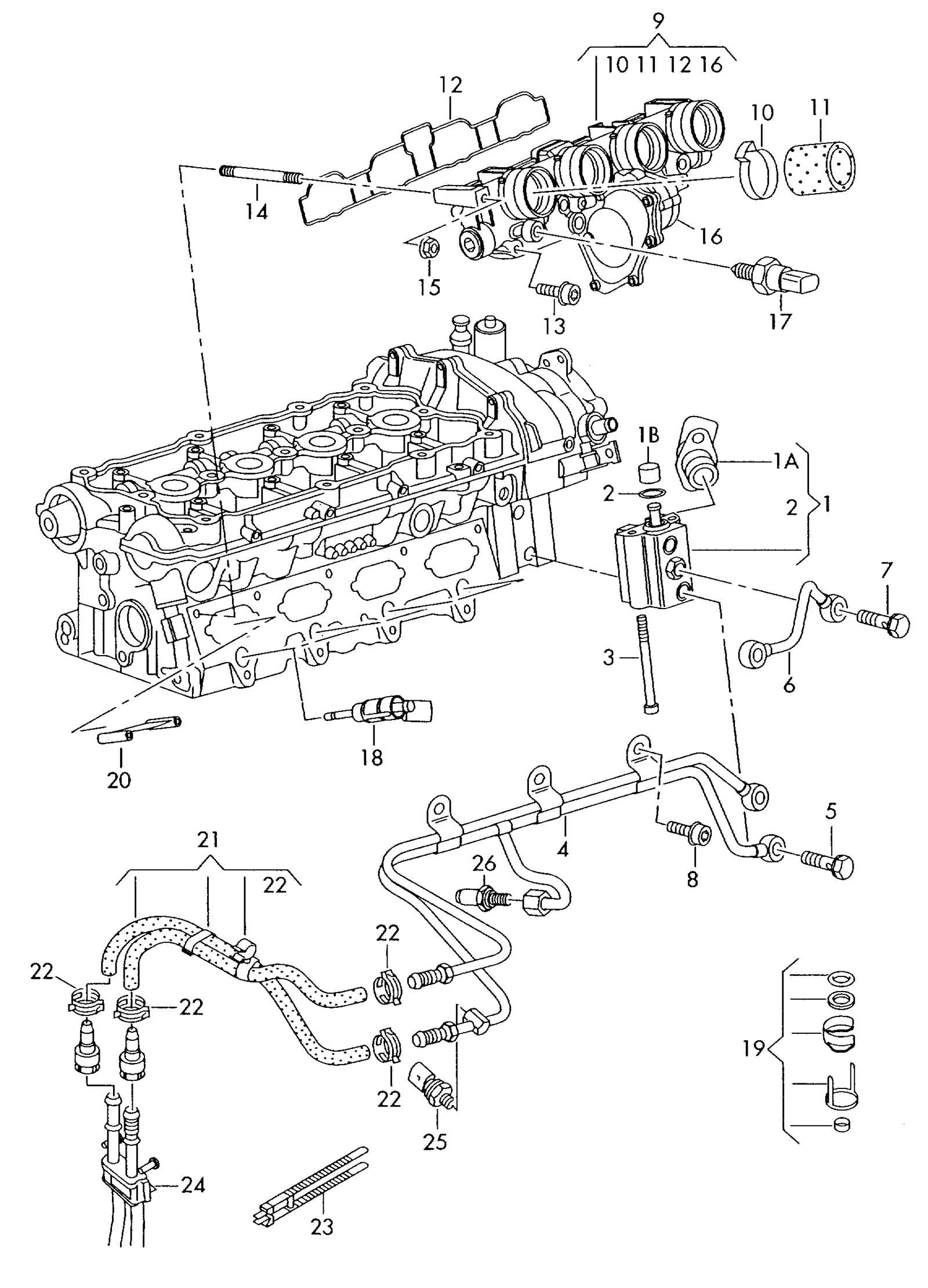 audi a3 engine parts diagram