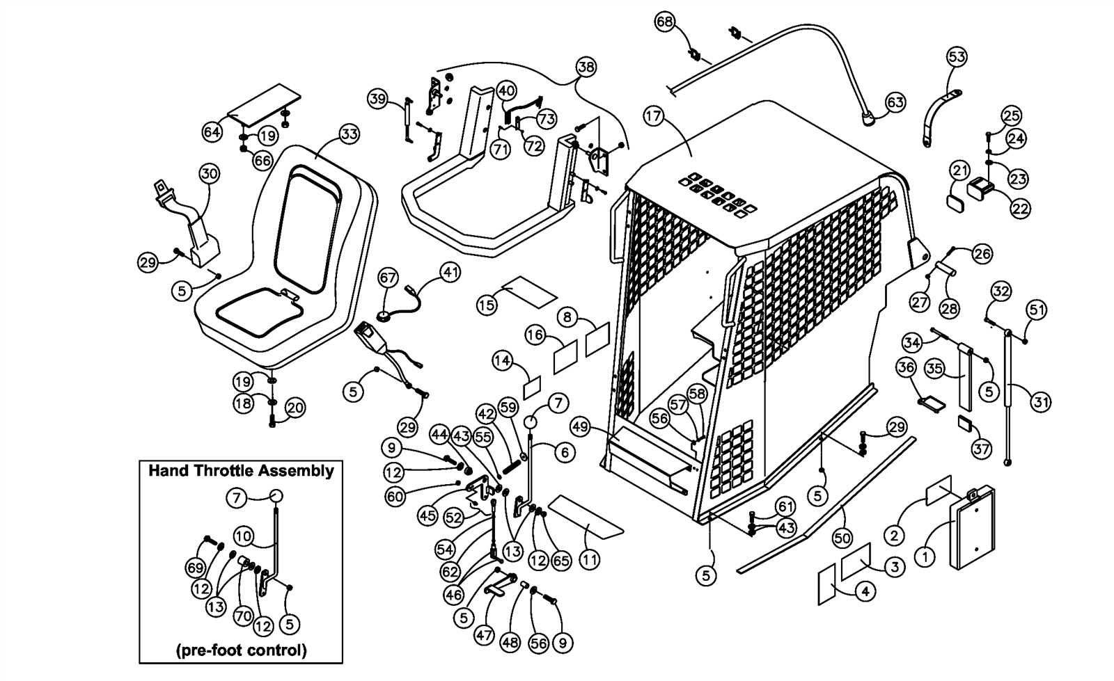 cat 247b parts diagram