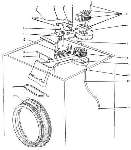 kenmore 500 washer parts diagram