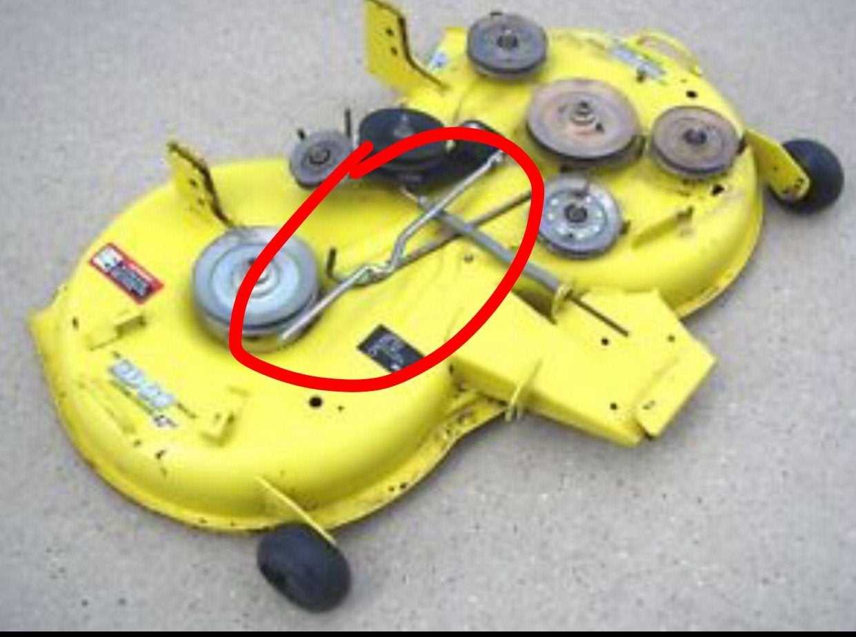 john deere 48 edge mower deck parts diagram