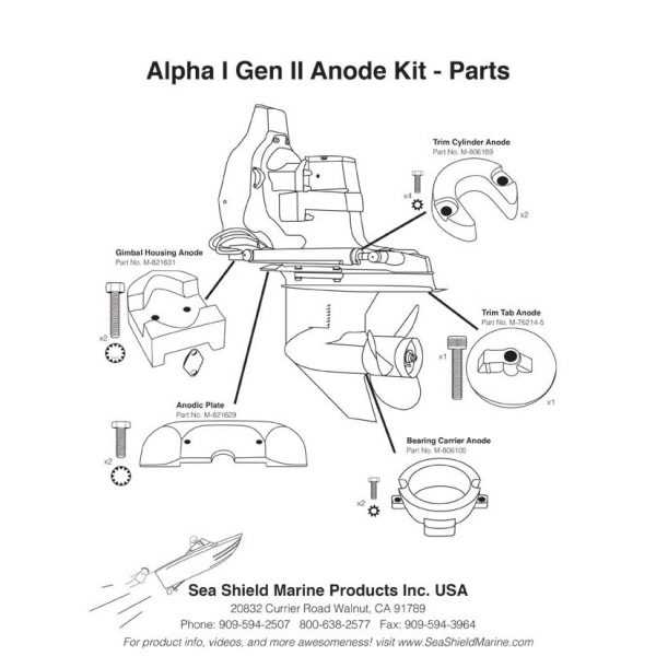 alpha one gen 1 parts diagram