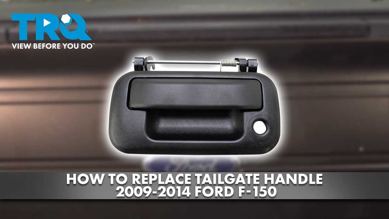 2018 ford f 150 tailgate parts diagram