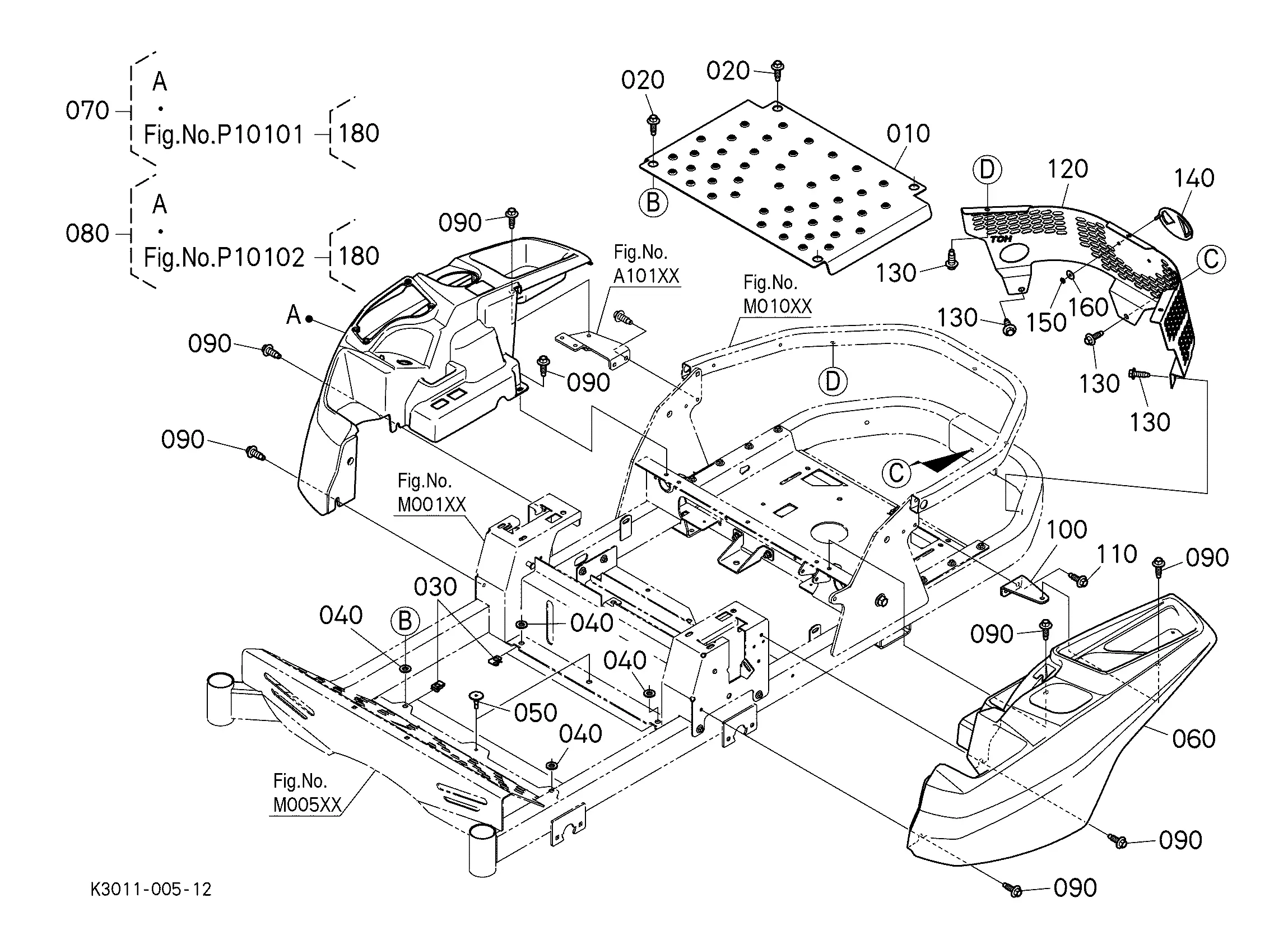 kubota z125s parts diagram