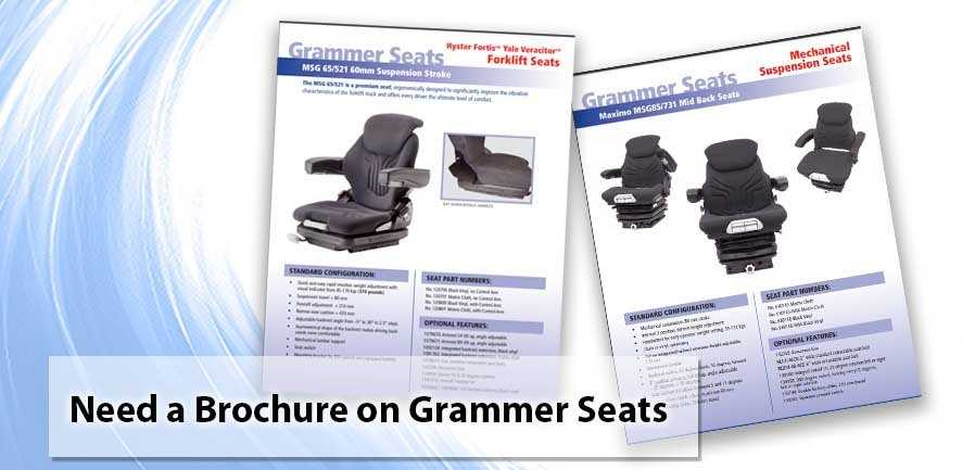 grammer seat parts diagram