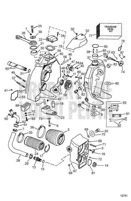 volvo penta duo prop parts diagram