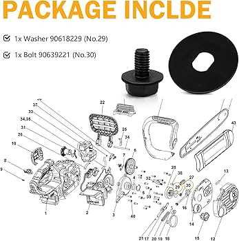 dewalt chainsaw parts diagram