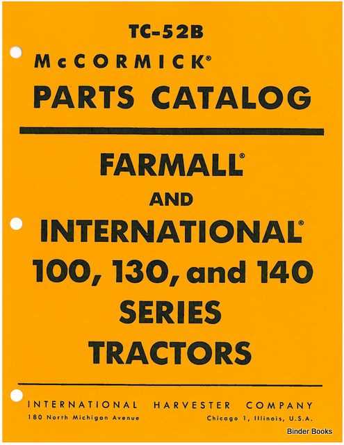 farmall 140 parts diagram