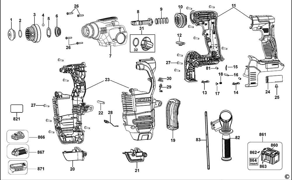 dewalt dw303 parts diagram