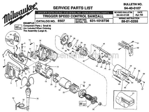 milwaukee m18 sawzall parts diagram