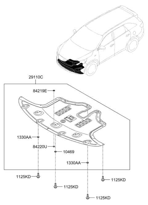 2019 kia sorento parts diagram