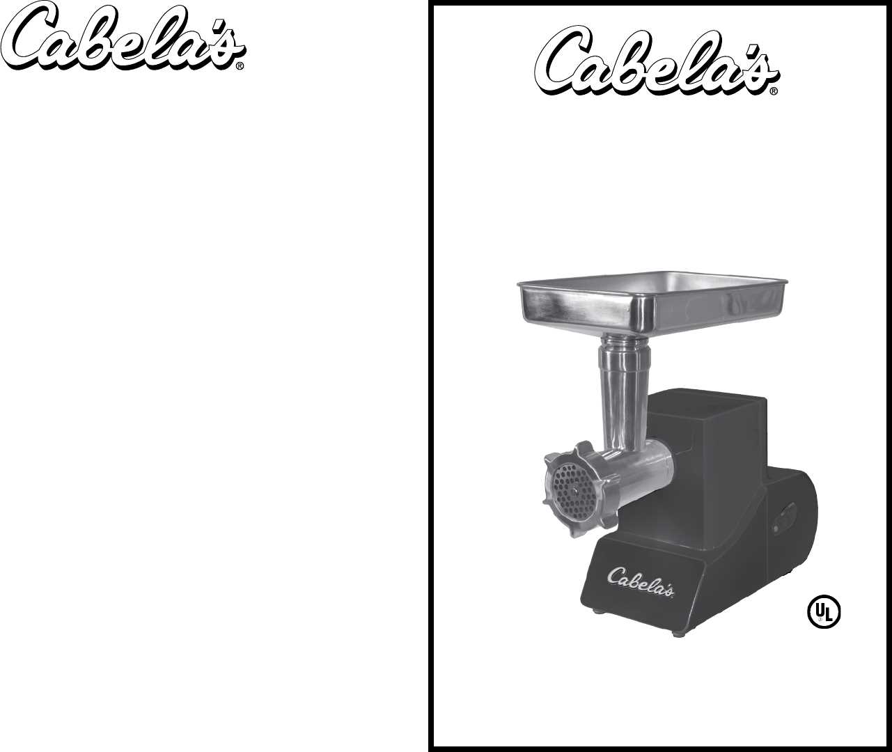 cabelas meat grinder parts diagram