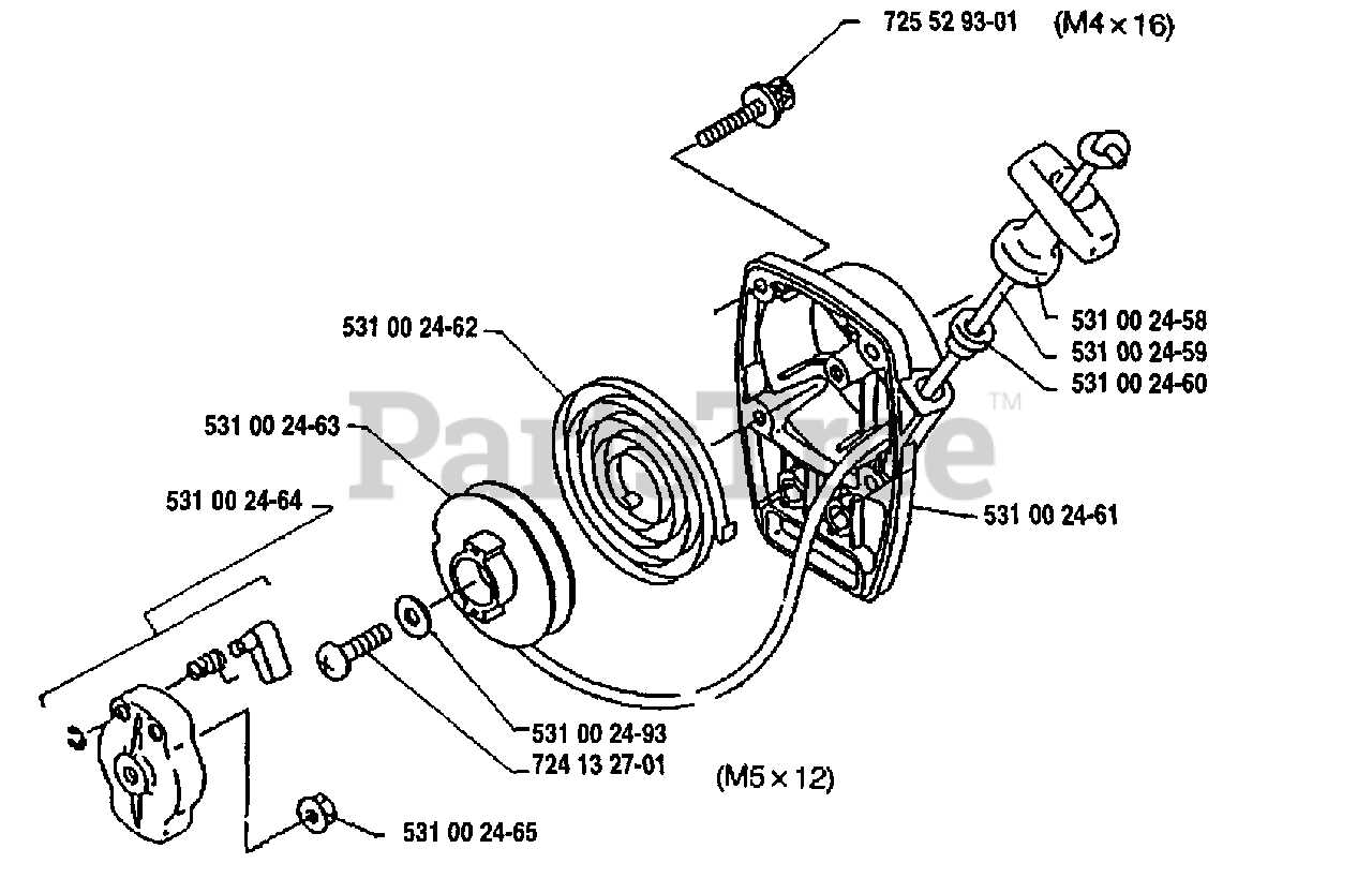 husqvarna 125l parts diagram