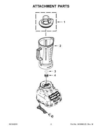 kitchenaid parts diagram