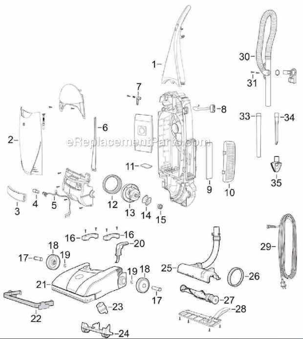 bissell parts diagram