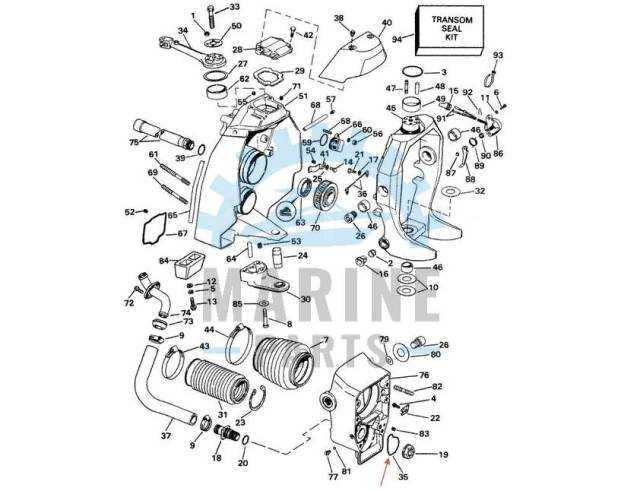 volvo penta dps outdrive parts diagram