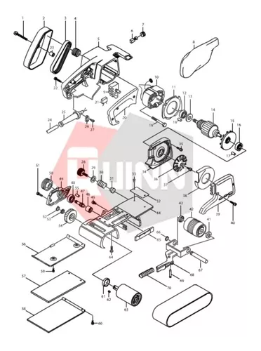 makita 9924db parts diagram