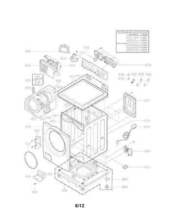 lg dryer parts diagram