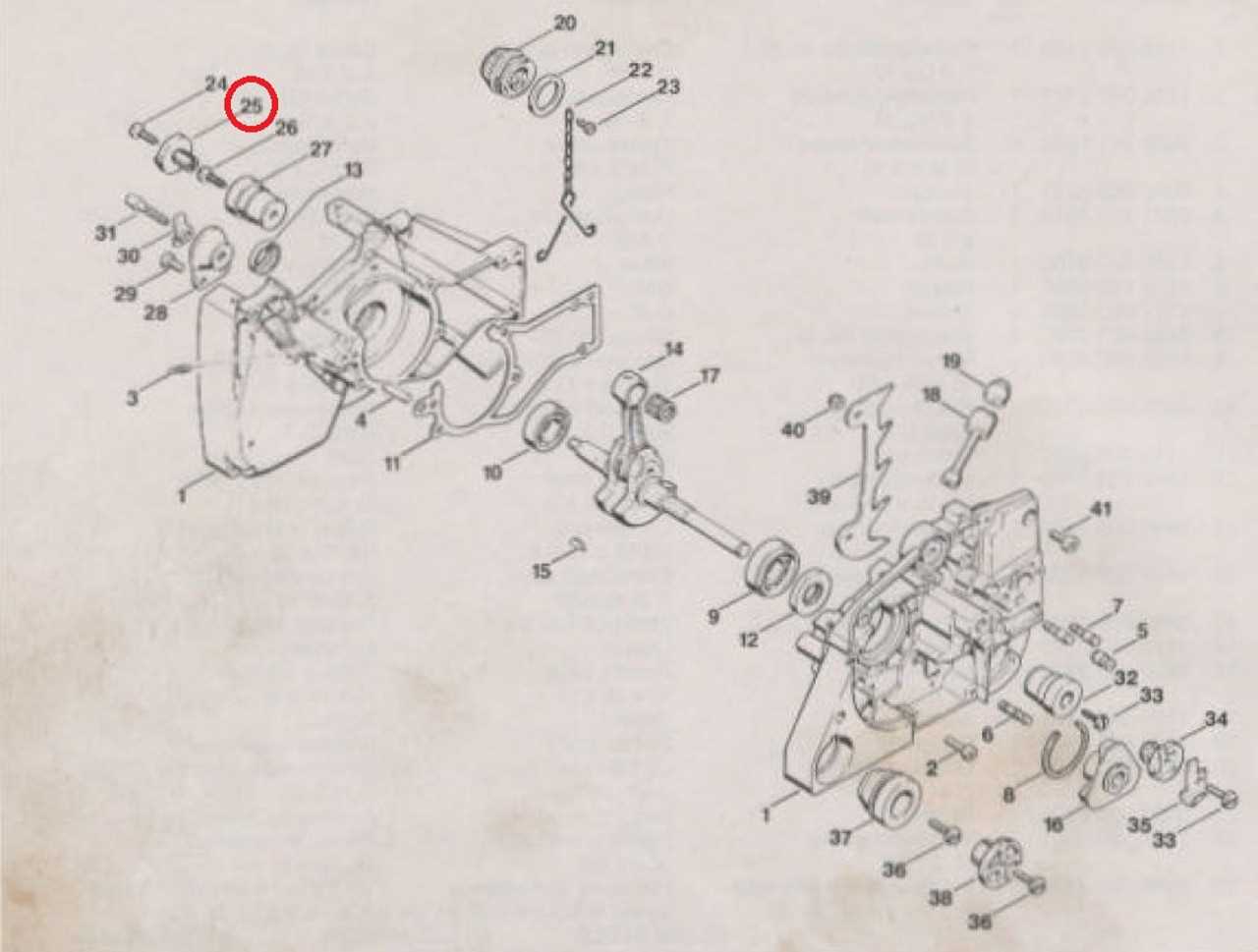 stihl 028 chainsaw parts diagram