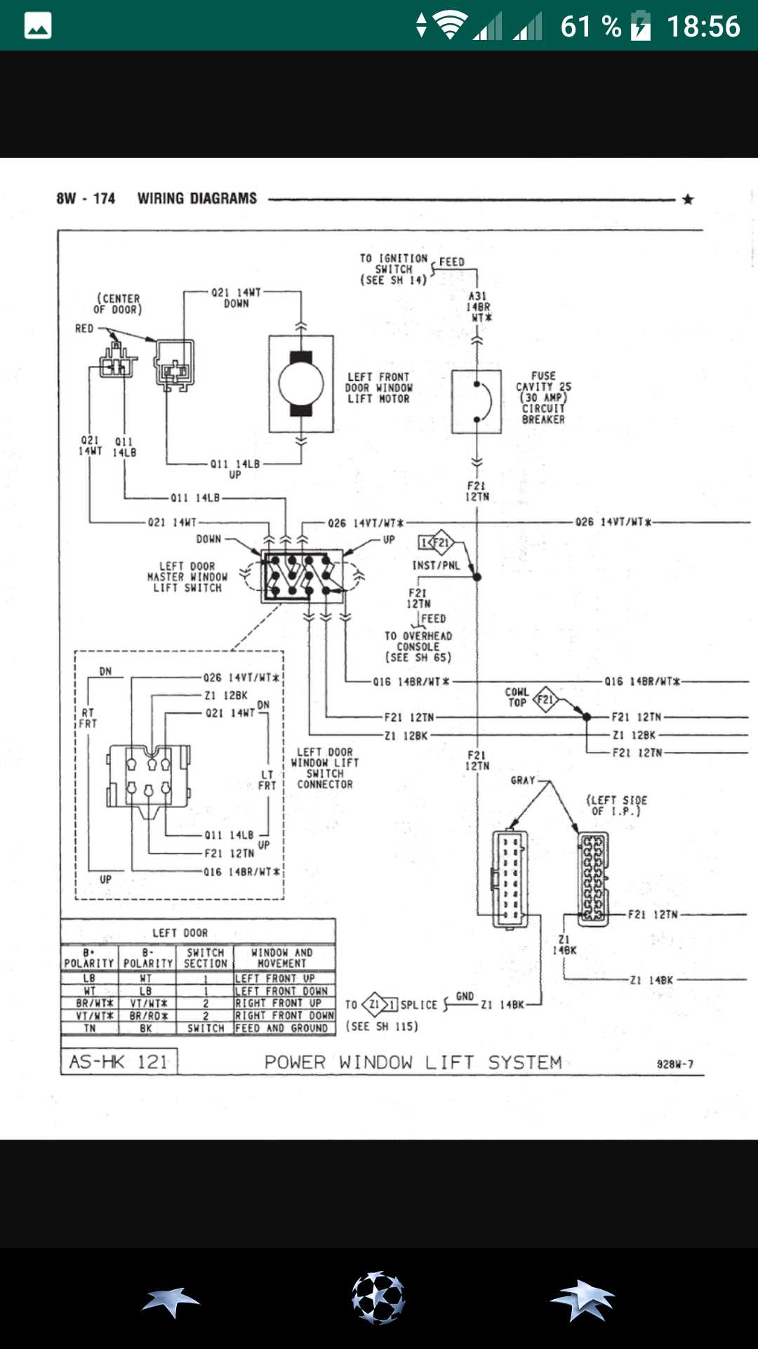 chrysler town and country parts diagram