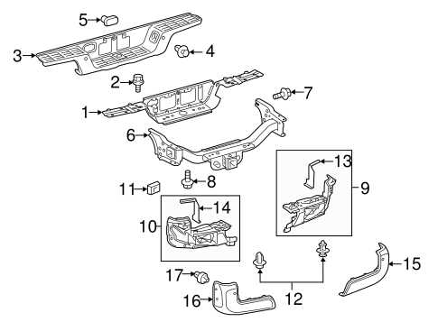 body part toyota tacoma parts diagram