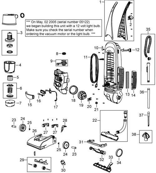 bissell vacuum cleaner parts diagram