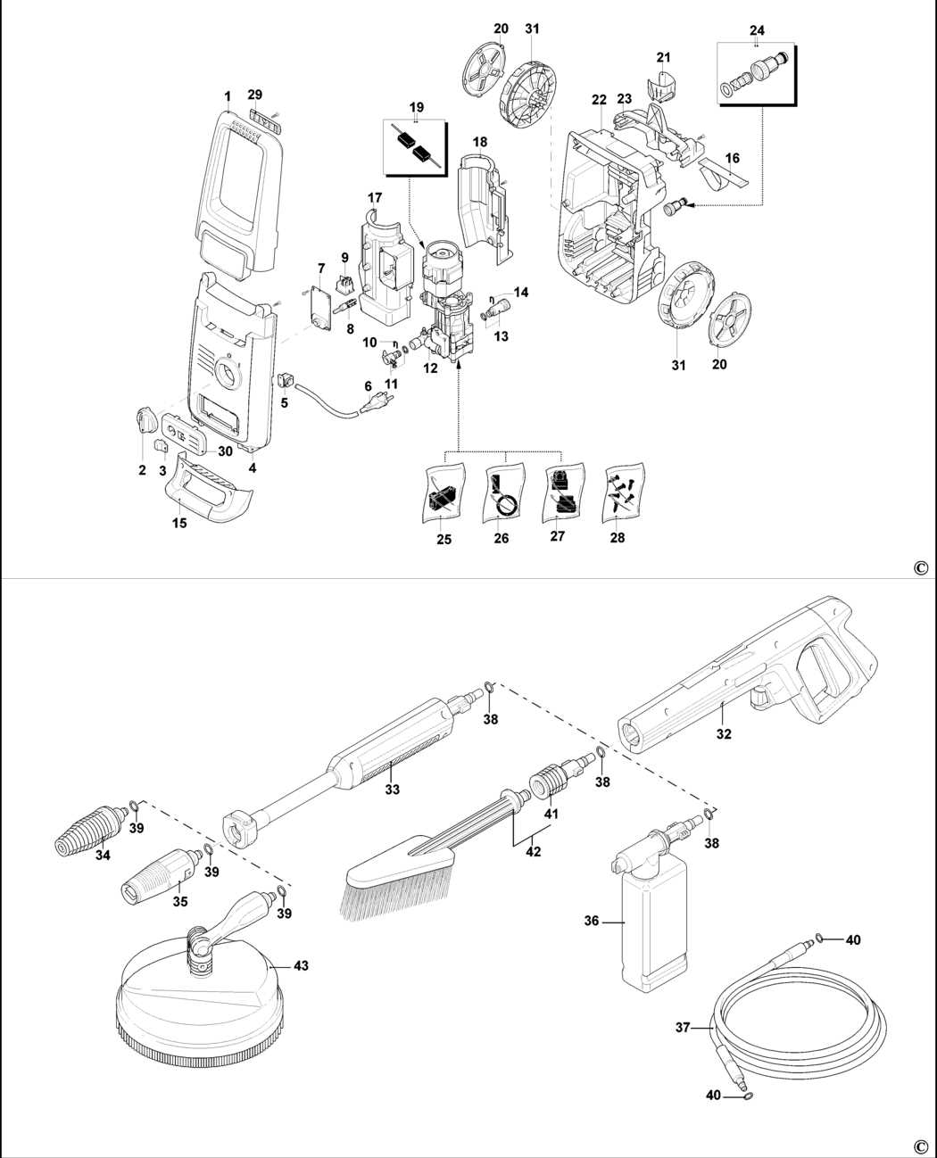 husqvarna pressure washer parts diagram