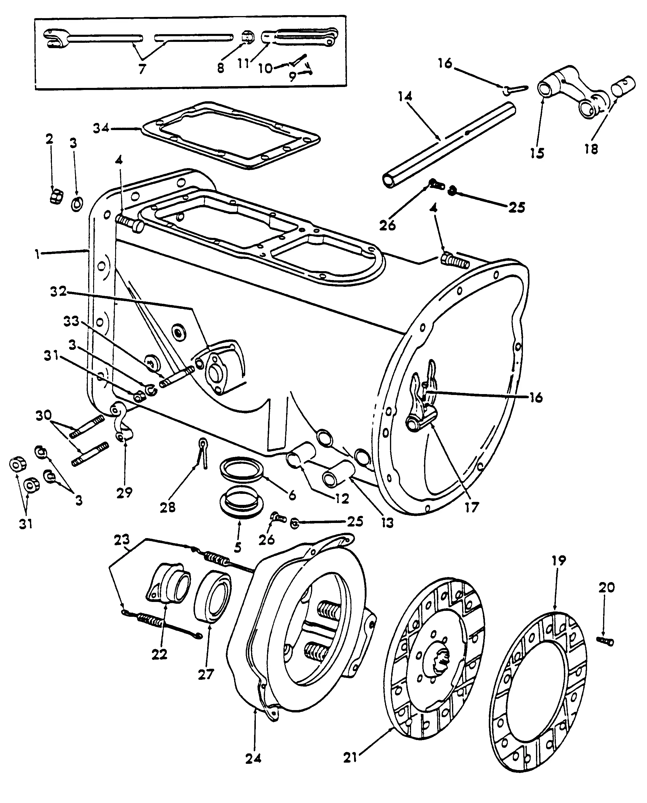 ford naa parts diagram