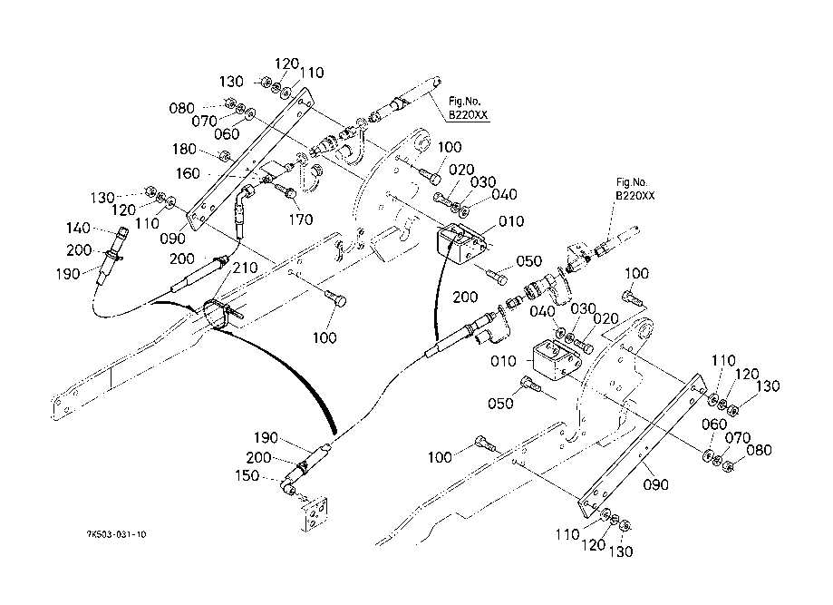 kubota bh77 parts diagram